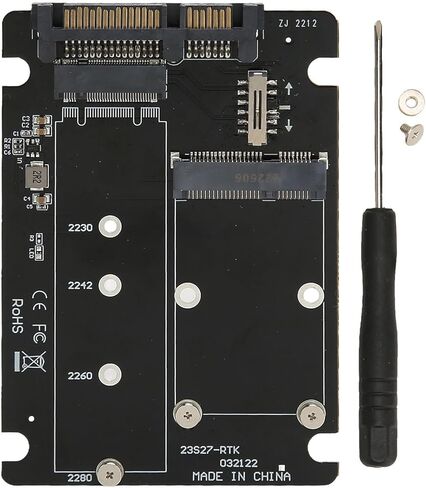 Naroote SSD Adapter Card, Double Interface Converter, Multi Interface Adapter with 3.0 Full Speed Transmission, Ideal for 98 SE, 7, 8, Vista, OS X 8.6 or Higher in Kuwait