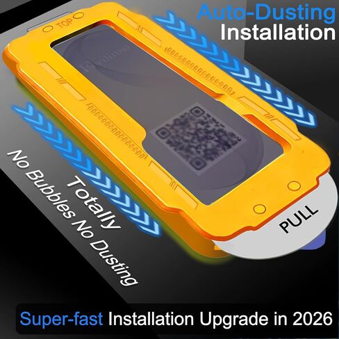 Ferilinso [تثبيت تلقائي للغبار] 3 عبوات واقي شاشة لهاتف Samsung Galaxy S26 Ultra، مقاوم للكسر من الدرجة العسكرية، مع 3 عبوات من واقي عدسة الكاميرا الزجاجي المقوى، ملحقات صديقة لحافظة الهاتف in Kuwait