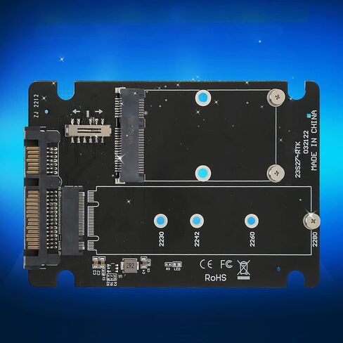 Naroote SSD Adapter Card, Double Interface Converter, Multi Interface Adapter with 3.0 Full Speed Transmission, Ideal for 98 SE, 7, 8, Vista, OS X 8.6 or Higher in Kuwait
