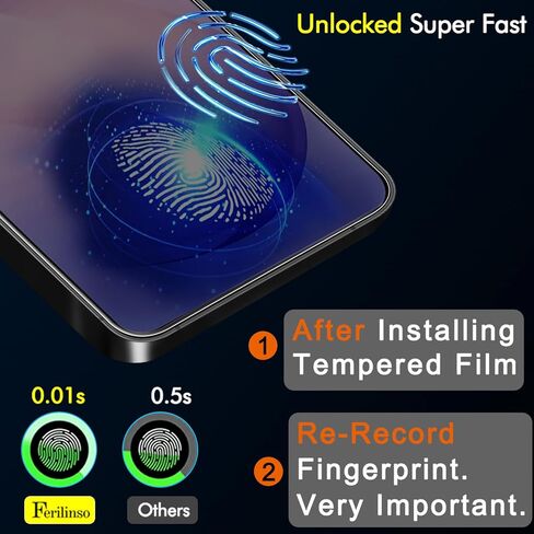 Ferilinso [تثبيت تلقائي للغبار] 3 عبوات واقي شاشة لهاتف Samsung Galaxy S26 Ultra، مقاوم للكسر من الدرجة العسكرية، مع 3 عبوات من واقي عدسة الكاميرا الزجاجي المقوى، ملحقات صديقة لحافظة الهاتف in Kuwait