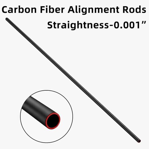 Carbon Fiber Suppressor Alignment Rods for .22/.223/5.56, Bore Alignment Rods with Protective Case, 0.001" Straightness in Kuwait