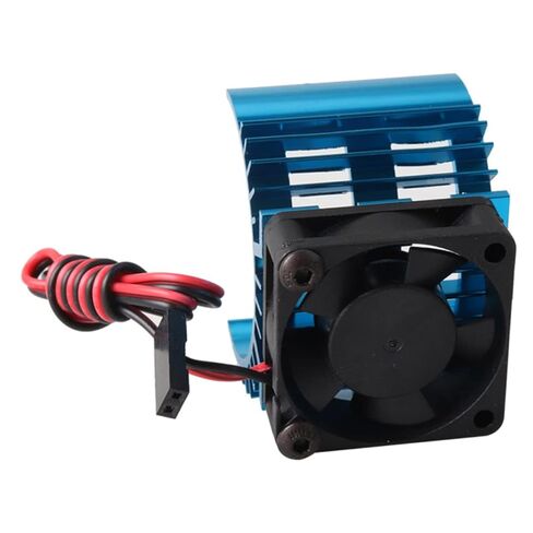 OSALADI Pcs Aluminum Rc Car Motor Heatsink Brush Motor Heat Sink System Fan Electric Heat Sink Dual Cooling Fans Scale for Electric Boat in Kuwait