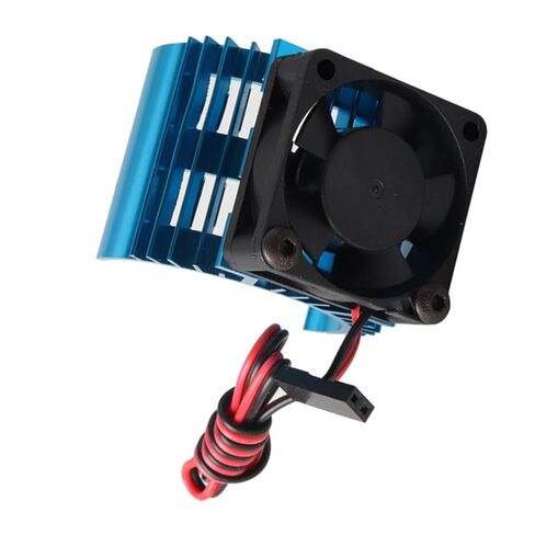 OSALADI Pcs Aluminum Rc Car Motor Heatsink Brush Motor Heat Sink System Fan Electric Heat Sink Dual Cooling Fans Scale for Electric Boat in Kuwait