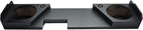 اتصال الصوت الأمريكي متوافق مع GMC Sierra 2014-2018 Double Cab Dual 12" Sub Box Enclosure - Rhino Coated in Kuwait