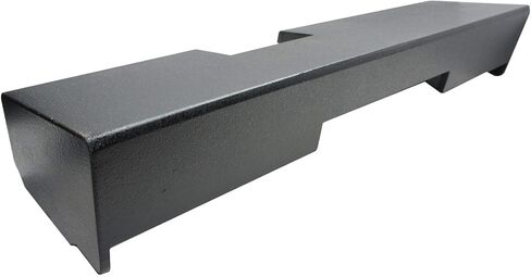 اتصال الصوت الأمريكي متوافق مع GMC Sierra 2014-2018 Double Cab Dual 12" Sub Box Enclosure - Rhino Coated in Kuwait