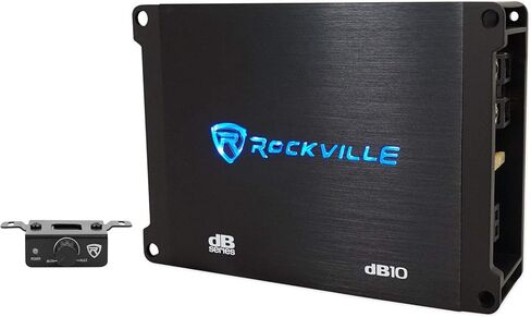 مضخم صوت KICKER 50VCWC124 CompC مقاس 12 بوصة في حزمة صندوق فرعي مزود بفتحات تهوية مع مضخم صوت Rockville + مجموعة أمبير VCWC124 (3 قطع) in Kuwait