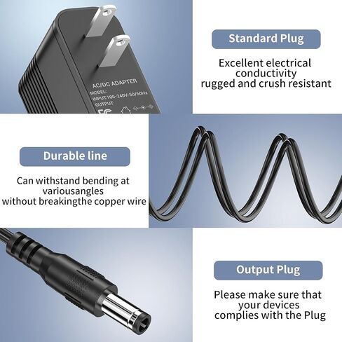 8.4V Charger for Casabella Spin Scrubber, Power Adapter Compatible with Casabella 8501010 Spin Scrubber 7.4V 2000mAh Battery Charger Cord in Kuwait