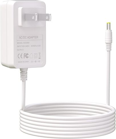 محول قابس حائط 12V2A سلك طاقة بديل لتقويم Skylight 860004165262 لمخطط رقمي مقاس 15 بوصة ومخطط عمل مع كابل بطول 5.9 قدم in Kuwait