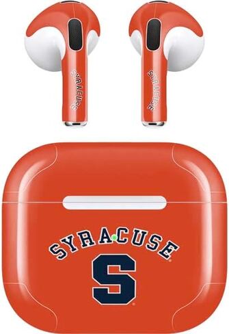 Skinit Decal Audio Skin Compatible with Apple AirPods (3rd Gen, 2021) - Officially Licensed Syracuse S Orange Design in Kuwait