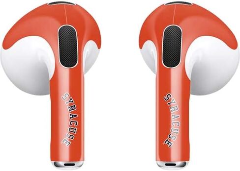 Skinit Decal Audio Skin Compatible with Apple AirPods (3rd Gen, 2021) - Officially Licensed Syracuse S Orange Design in Kuwait