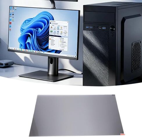 شاشة خصوصية للكمبيوتر مقاس 23.8 بوصة من FOSA، فلتر مضاد للظهور مع طبقة AR HD ولاصق مزدوج الجوانب لشاشات سطح المكتب 16:9 in Kuwait