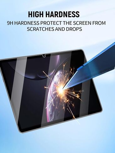واقي شاشة لجهاز FOXX C10 Pro Android 15 Tablet 10.1 بوصة، طبقة من الزجاج المقوى المقاوم للخدش 9H سهل التركيب، بدون فقاعات، عبوتان in Kuwait