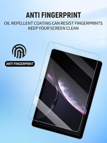 واقي شاشة لجهاز FOXX C10 Pro Android 15 Tablet 10.1 بوصة، طبقة من الزجاج المقوى المقاوم للخدش 9H سهل التركيب، بدون فقاعات، عبوتان in Kuwait