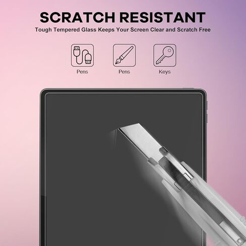 واقي شاشة لجهاز Lenovo Idea Tab Plus 12.1 بوصة 2025 / Lenovo Tab K12 (2025)، واقي شاشة من الزجاج المقوى [عبوة من قطعتين] in Kuwait