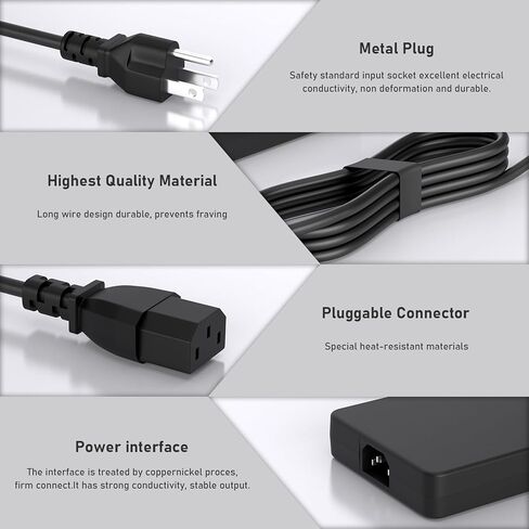 240W 180W 7.4mm AC Adapter Compatible with Dell Precision 7680 M6800-M6700 Alienware M15 M17 R1-R5 M17X M18X Area-51m R2 G5 G7 OptiPlex 7000 Micro 7010 7020 7080 7090 Power Supply in Kuwait