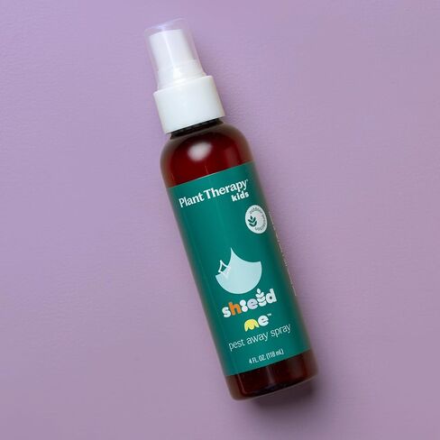 Plant Therapy Kids Shield Me Pests Away Spray 4 oz Naturally Repels Outdoor Annoyances, Great for Camping & Outdoor Get Togethers, Easy & Ready to Use, with Skin-Soothing Aloe & Refreshing Citronella in Kuwait