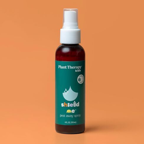 Plant Therapy Kids Shield Me Pests Away Spray 4 oz Naturally Repels Outdoor Annoyances, Great for Camping & Outdoor Get Togethers, Easy & Ready to Use, with Skin-Soothing Aloe & Refreshing Citronella in Kuwait