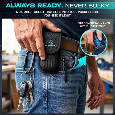 17-in-1 Multitool Pliers with Large Scissors | 6-in-1 Tactical Pen & Carabiners | Gifts for Men, Dad, Husband | EDC Survival Gear | Includes Magnetic Box, Nylon Sheath & Greeting Card in Kuwait