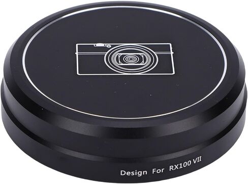 غطاء عدسة معدني Diyeeni لملحقات كاميرا FujifilmRX100 M6 M7، غطاء أمامي معدني للعدسة قابل للحمل 56 مم غطاء واحد متوافق مع SonyZV1، 720، 730، 740 in Kuwait