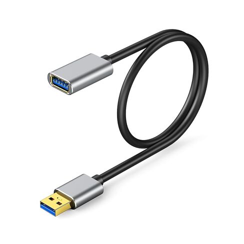 USB 3.0 Extension Cable USB Extender Male A to Female A 5GBps High-Speed Data Transfer Metal interface Compatible with PlayStations,Xboxes,Flash drives,Keyboards,Printers,Cameras and more(1.6ft) in Kuwait