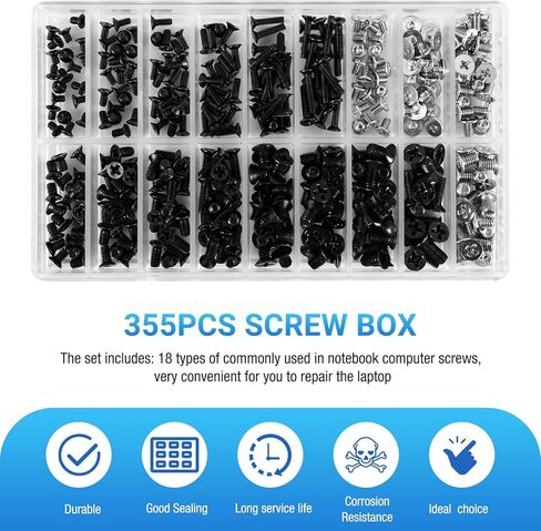 355 قطعة مسامير الكمبيوتر مجموعة متنوعة M2 M3 M2.5 مسامير الكمبيوتر HDD M.2 SSD مسامير لإصلاح الكمبيوتر المحمول العالمي الكمبيوتر in Kuwait