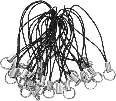 100 جهاز كمبيوتر شخصى الهاتف الخليوي حزام سحر الحبال سبليت حلقة الحبل سلسلة المفاتيح حلقة USB محرك الحبل الحبل القصير سلسلة المفاتيح الحبل سلسلة الهاتف سحر حامل حزام أبيض in Kuwait