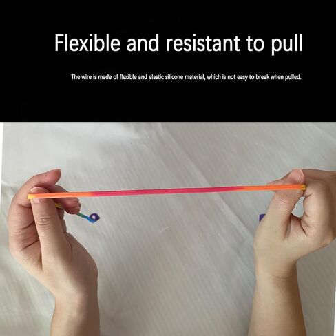Colorful Anti-Lost Lanyard for AirPods,2 Pack Cute Rainbow Soft Silicone Neck Rope Anti-Lost Straps for AirPods 1/2/3/4 Galaxy Buds 1/2/3 & other Earplugs/Sunglasses/Eyeglasses/Glasses in Kuwait