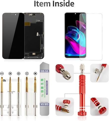 TFT for iPhone 15 Pro Max Screen for iPhone 15 Pro Max LCD Digitizer for iPhone 15 Pro Max Display Replacement Touch Assmebly A2849 A3105 A3106 A3108 Black in Kuwait