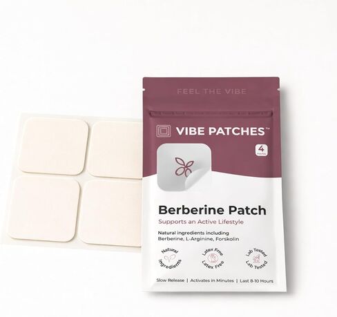 Energy Patch | Wearable Wellness for Caffeine Support with Yerba Mate Green Tea | Long Lasting Patch for 10 Hours | Vegan & Latex Free | 4 Patches Per Pack, 2 Pack in Saudi Arabia
