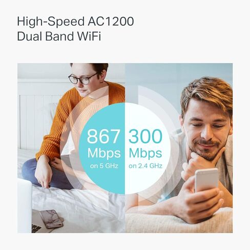 راوتر واي فاي TP-Link AC1200 (Archer A5) - راوتر إنترنت لاسلكي ثنائي النطاق، 4 × 10/100 ميجابت في الثانية، منافذ إيثرنت سريعة، يدعم واي فاي الضيوف، وضع نقطة الوصول، IPv6 والضوابط الأبوية in Kuwait