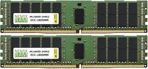 NEMIX RAM 64GB (2x32GB) DDR3 1333MHz PC3-10600 ECC LRDIMM 4Rx4 1.35V Load Reduced Server Memory KIT in Kuwait