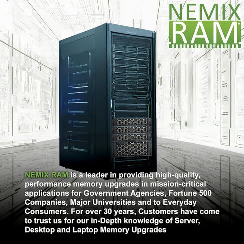 NEMIX RAM 64GB (2x32GB) DDR3 1333MHz PC3-10600 ECC LRDIMM 4Rx4 1.35V Load Reduced Server Memory KIT in Kuwait