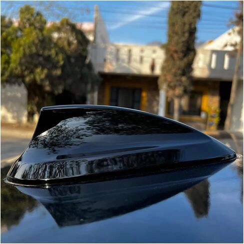 غطاء هوائي زعانف القرش الأسود اللامع مناسب لسيارات BMW F22 F30 F34 123457 Series X1 X3 F80 F87 F32 F36 F82 G11 G20 G12 G30 M2 M3 M4 (أسود لامع A) in Kuwait