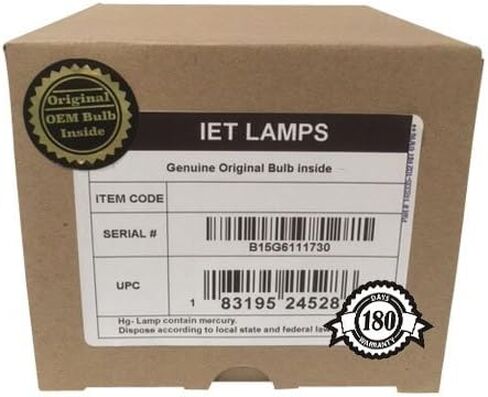 IET Lamps - for Digital Projection E-Vision 1080p-8000 Projector Replacement Lamp Assembly with Original OEM Philips Bulb Inside in Kuwait
