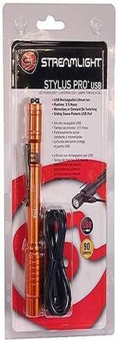 قلم Streamlight Stylus Pro USB القابل لإعادة الشحن، برتقالي in Kuwait
