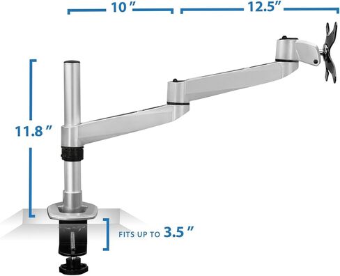 Mount-It! Articulating Single Arm Computer Monitor Desk Mount for 24-Inch Monitors (MI-33116) in Kuwait