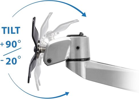 Mount-It! Articulating Single Arm Computer Monitor Desk Mount for 24-Inch Monitors (MI-33116) in Kuwait