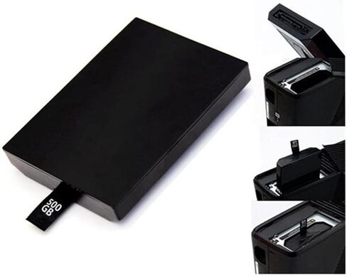 قرص صلب بديل HDD داخلي سعة 500 جيجا بايت و500 جيجا متوافق مع ألعاب Xbox360 Xbox 360 S Slim in Kuwait