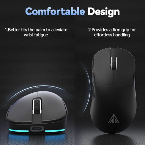 SOLAKAKA KI99 and SM822, Wireless Keyboard and Mouse Combo for Gaming (kI99 Gradient-Black & SM822 Black) in Kuwait