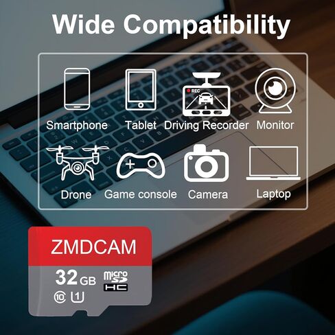 عبوتان من بطاقة TF بسعة 32 جيجابايت، وبطاقة Micro SD عالية السرعة، وبطاقة ذاكرة U1 C10 A1 TF تصل إلى 90 متر/الثانية للهواتف الذكية/الأجهزة اللوحية/الكاميرات/وحدات التحكم بالألعاب in Kuwait