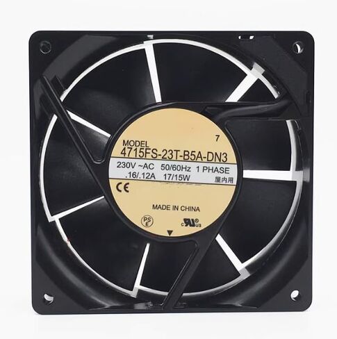 4715FS-23T-B5A-DN3 AC230V 0.16A/0.12A 17W/15W 120x120x38mm مروحة تبريد in Kuwait
