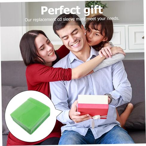 200 قطعة من أغلفة أقراص DVD البلاستيكية وحامل أقراص تخزين الأقراص المضغوطة من Uonlytech، أكياس تخزين الوسائط المحمولة مقاس 12 سم من البولي بروبلين للاستخدام في السيارة والمنزل، عبوة اقتصادية بألوان عشوائية in Kuwait