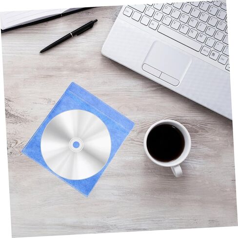 200 قطعة من البلاستيك DVD تخزين الأكمام 12 سنتيمتر CD حارس كم واقية وسائل الإعلام المنظم للمنزل والسيارة استخدام لون عشوائي in Kuwait