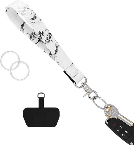 Cute Wrist Lanyard Key chain Holder for Women Wristlet Strap Keychain for Car Keys Phone ID Badges in Saudi Arabia