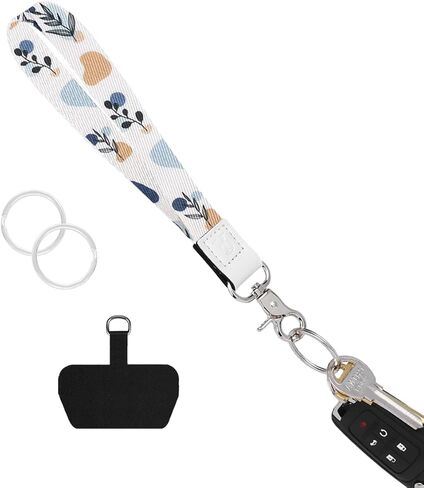Cute Wrist Lanyard Key chain Holder for Women Wristlet Strap Keychain for Car Keys Phone ID Badges in Saudi Arabia