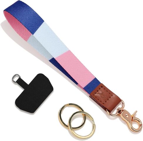 Cute Wrist Lanyard Key chain Holder for Women Wristlet Strap Keychain for Car Keys Phone ID Badges in Saudi Arabia