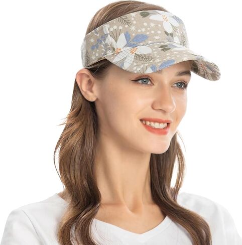 ZLYC Print Sports Sun Visors for Women Girls in Saudi Arabia