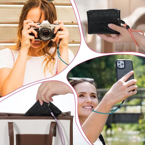 Adjustable Wrist Lanyards 5 Pcs Nylon Lanyard Short Hand Wrist Strap for Phone Cases Camera Keychain USB (Multicolor) in Kuwait