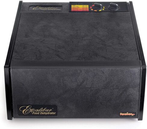 Excalibur 3526TB 5-Tray Electric Food Dehydrator with Temperature Settings and 26-hour Timer Automatic Shut Off Includes Guide to Dehydration, 5-Tray, Black in Kuwait