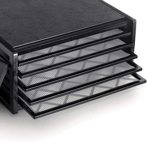 Excalibur 3526TB 5-Tray Electric Food Dehydrator with Temperature Settings and 26-hour Timer Automatic Shut Off Includes Guide to Dehydration, 5-Tray, Black in Kuwait